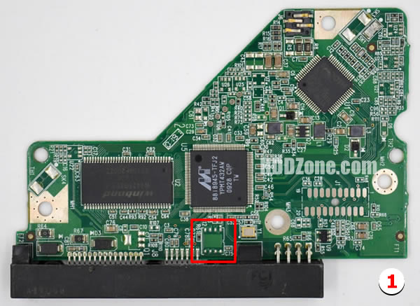 WD15EVDS WD PCB 2060-701640-001 REV A