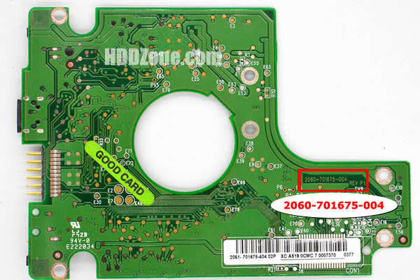 WD 2060-701675-004 płytka PCB dysku twardego
