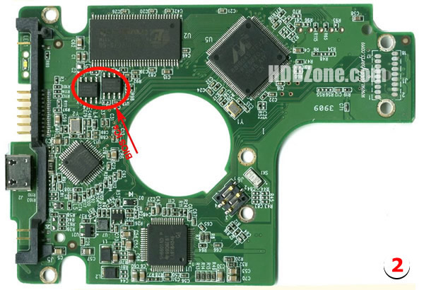 WD 2060-701675-004 płytka PCB dysku twardego
