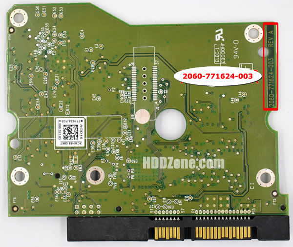 WD2001FASS WD PCB 2060-771624-003 REV A