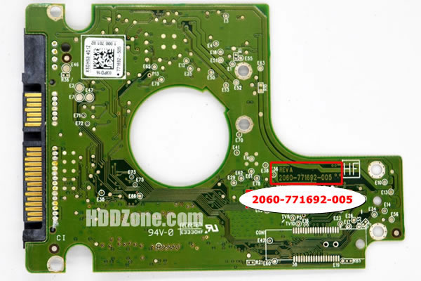 WD5000BUCT WD PCB 2060-771692-005