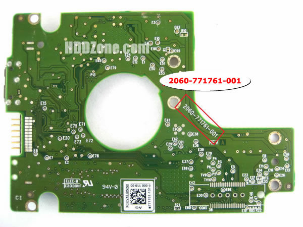 Modal Additional Images for WD5000KMVW-11ZSMS4 WD PCB 2060-771761-001