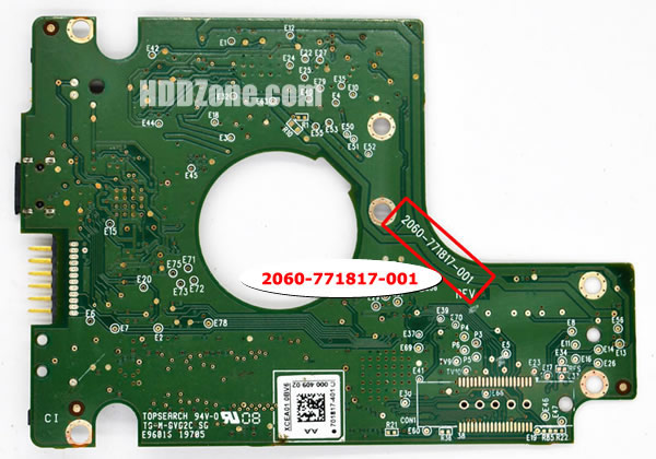 Modal Additional Images for WD 2060-771817-001 PCB