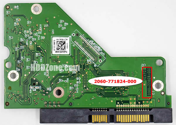WD5000AZRX WD PCB 2060-771824-000
