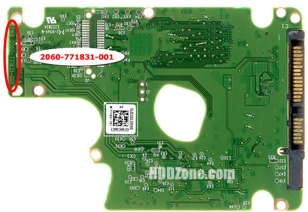 WD Harde Schijf PCB 2060-771831-001