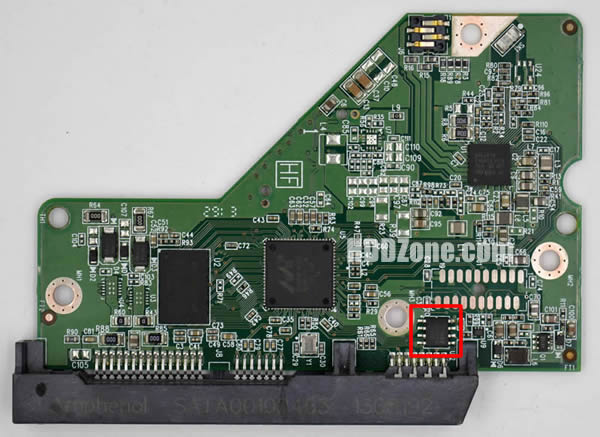 Carte PCB Contrôleur Pour Disque Dur WD20EZRX-00D8PB0 - Réf 2060-771945-002 - Occasion