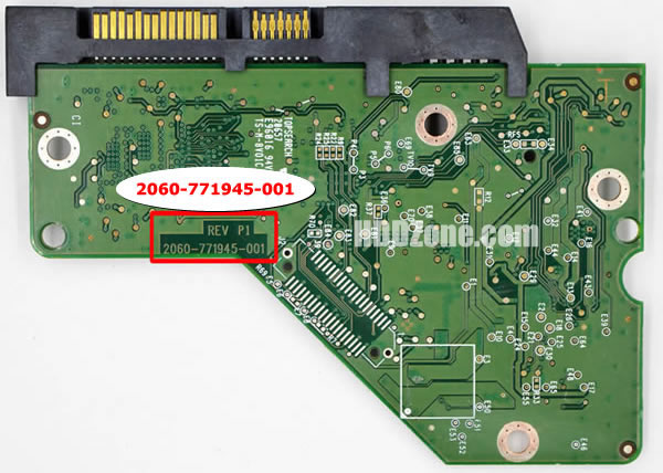 Modal Additional Images for WD20EZRX WD PCB 2060-771945-001 REV A / P1