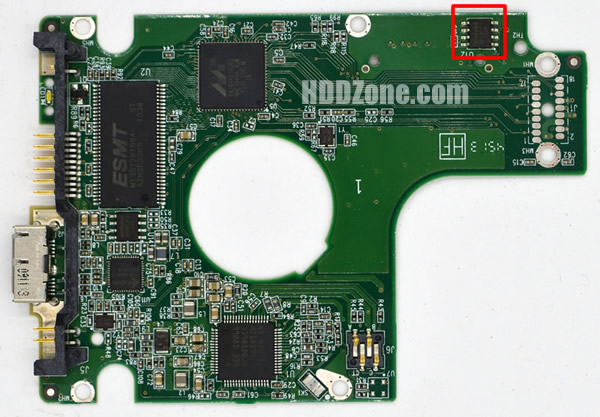 WD20NMVW WD PCB 2060-771961-001 REV A