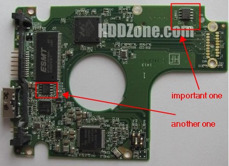 HDD PCB with Two BIOS