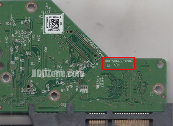 WD1002F9YZ-09H1JL0 WD PCB 2060-771985-001