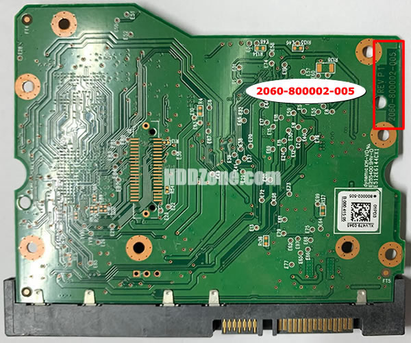 WD 2060-800002-005 PCB