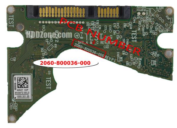 Western Digital PCB 2060-800036-000