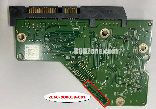 Modal Additional Images for WD10EZEX-75WN4A0 WD PCB 2060-800039-001