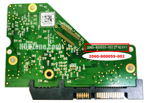 WD40EFRX-68N32N0 WD PCB 2060-800055-002