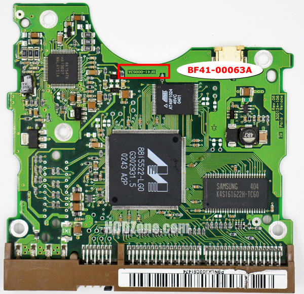 SP0802N Samsung PCB BF41-00063A