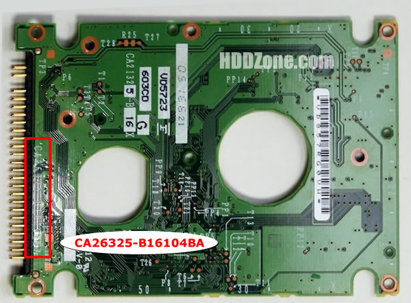 Modal Additional Images for MHT2080AT Fujitsu PCB CA26325-B16104BA
