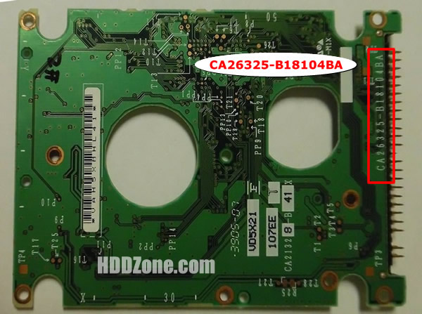 Modal Additional Images for MHT2040AH Fujitsu PCB CA26325-B18104BA