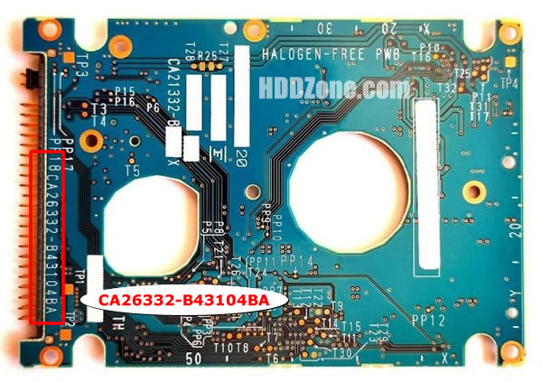 Fujitsu PCB CA26332-B43104BA