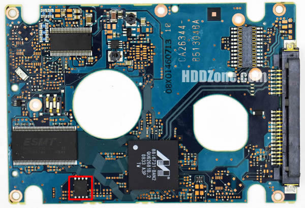 MHZ2160BJ FFS G2 Fujitsu PCB CA26344-B51304BA
