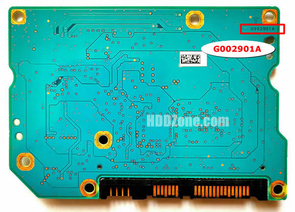 Toshiba sabit disk pcb kartı G002901A