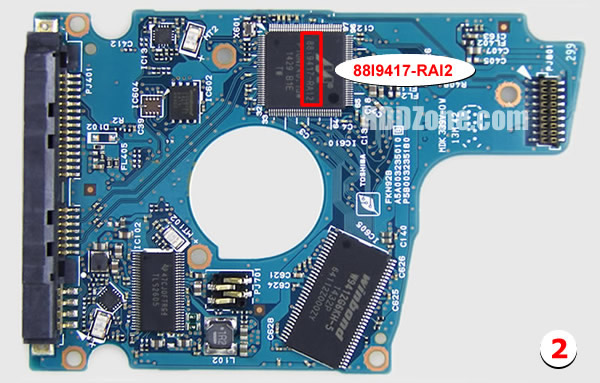 MQ01ABD100 Toshiba PCB G003235C