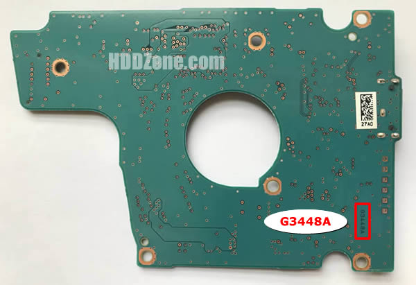 Modal Additional Images for MQ01UBD100 Toshiba PCB G3448A
