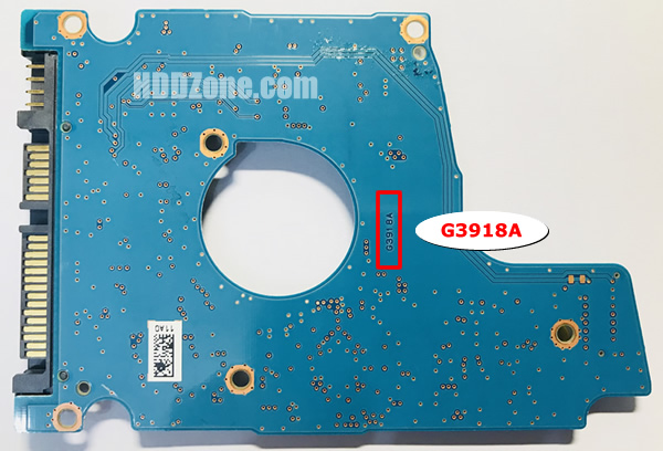Modal Additional Images for MQ03ABB300 Toshiba PCB G3918A