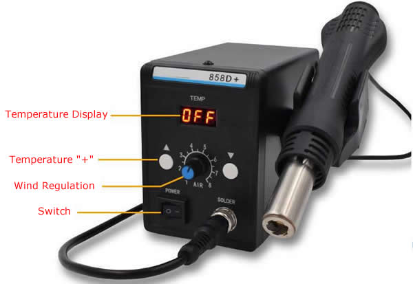 HDD PCB BIOS Swapping Tool Hot Air Gun Station