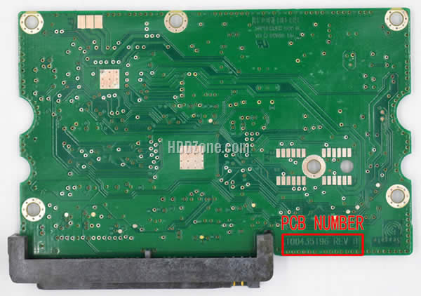 Seagate hard drive circuit board number ST 100435196
