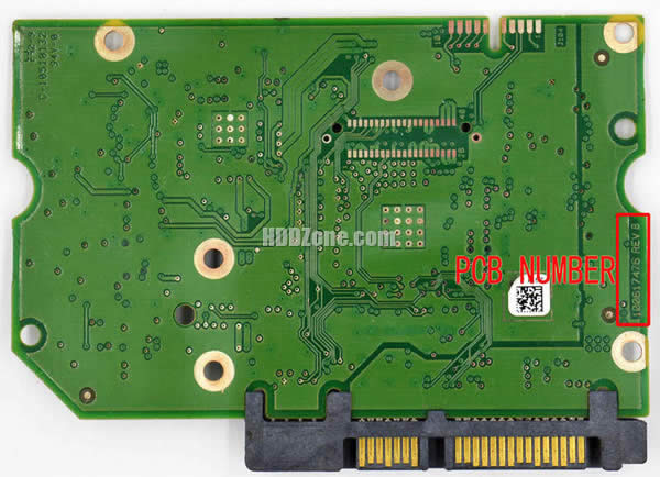 Seagate HDD PCB 100617476