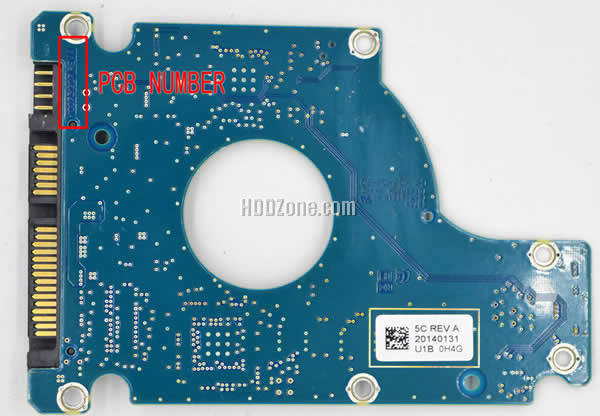 Seagate HDD PCB 100731207