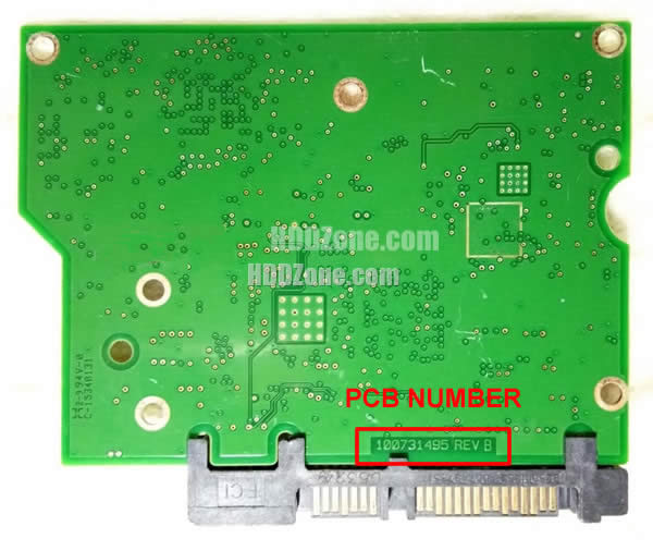 Seagate HDD PCB 100731495