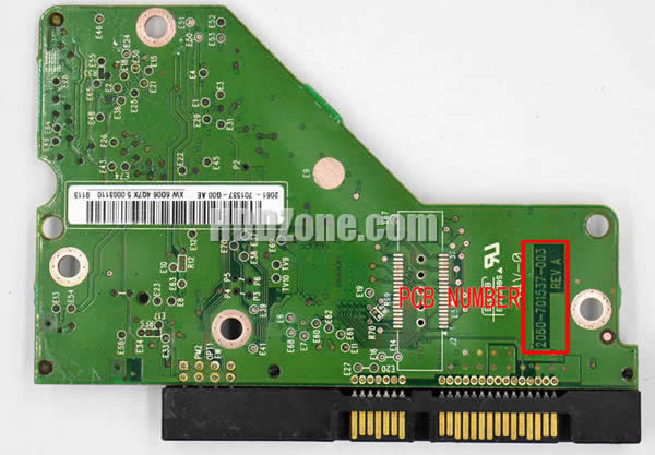 Steps to repair WD HDD PCB 2060-701537-003