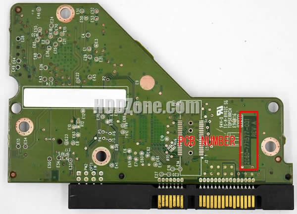 Western Digital HDD PCB 2060-771577-001