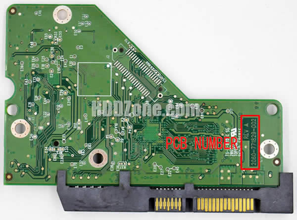 Western Digital HDD PCB 2060-771829-002