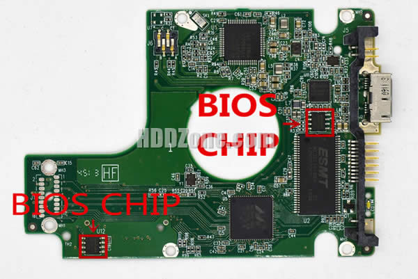 Steps to repair WD HDD PCB 2060-771961-001