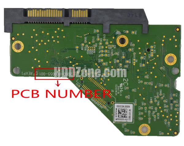 Western Digital HDD PCB 2060-800055-001