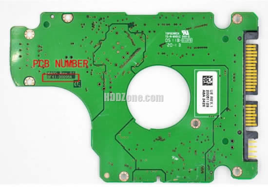 Samsung HDD PCB BF41-00098A