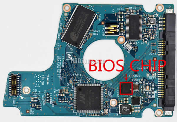 Steps to repair Toshiba HDD PCB G003138A