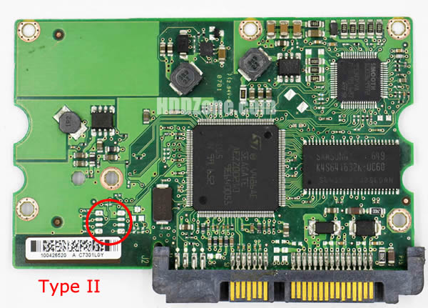ST3808110AS Seagate PCB 100387575