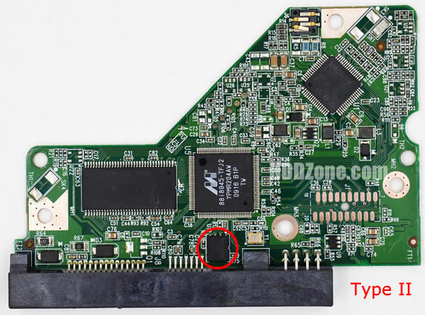 WD5000AADS WD PCB 2060-701640-001 REV A
