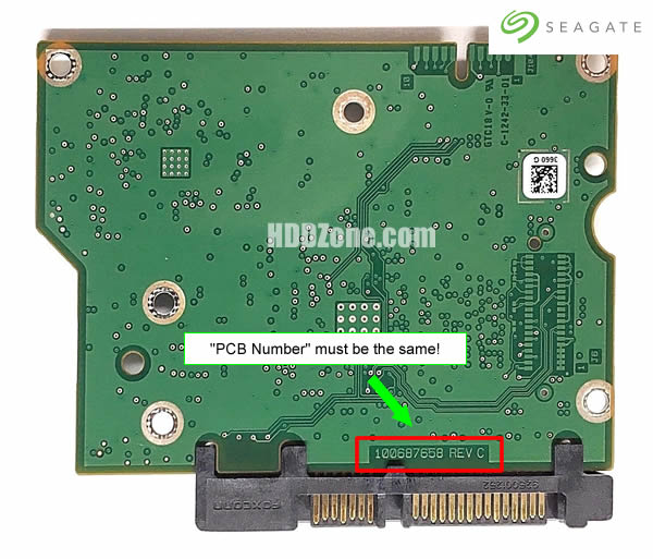 Seagate hard drive pcb replacement